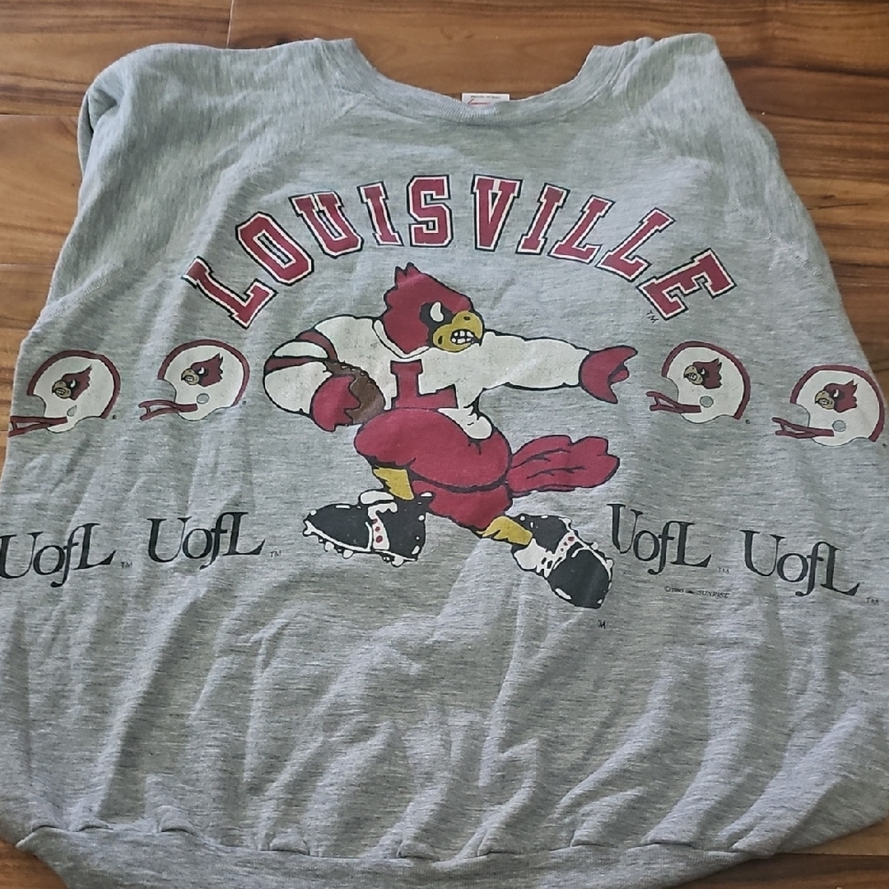 Louisville Kids Gray Sweatshirt